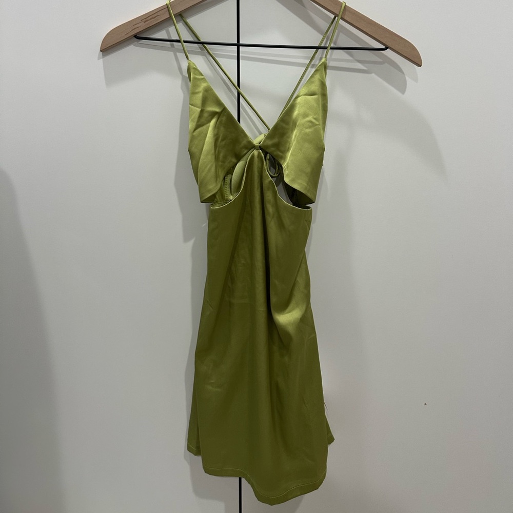 Sylvester Mini Dress Green - Picture 4 of 6